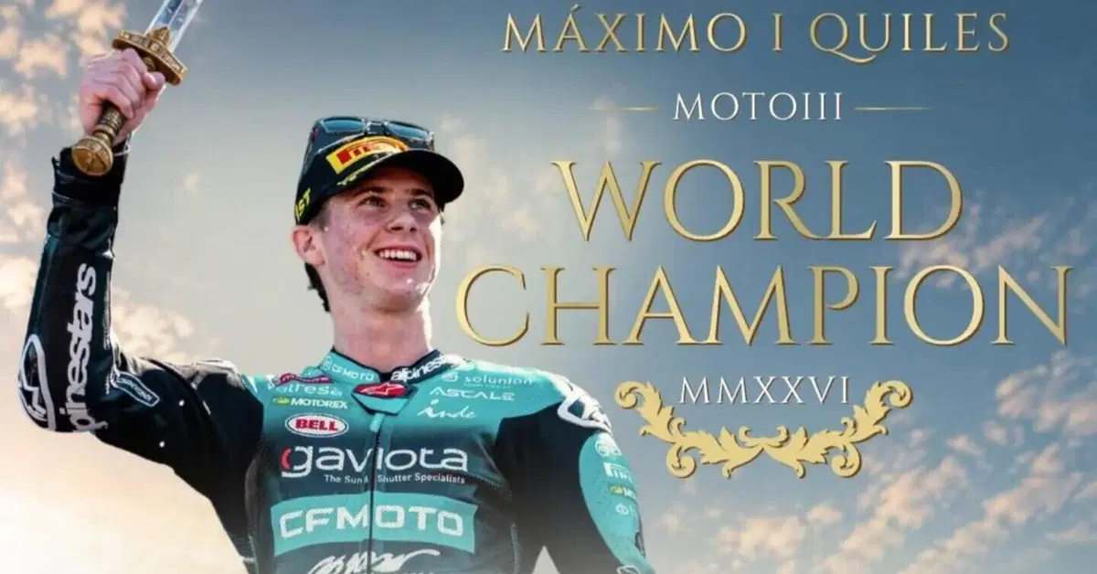 Maximo Quiles, 2026 Moto3 dünya şampiyonu — Moto.it fotoğrafı 1